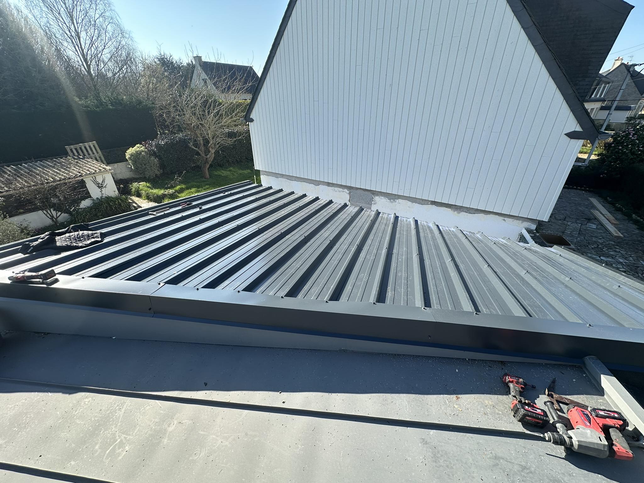 Travaux de couverture sur toiture