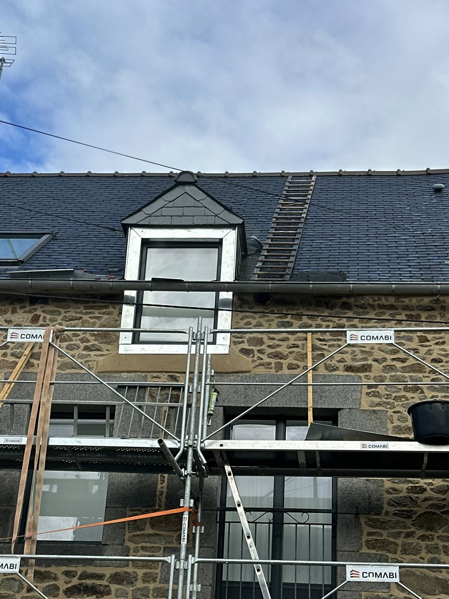 Travaux de couverture sur toiture