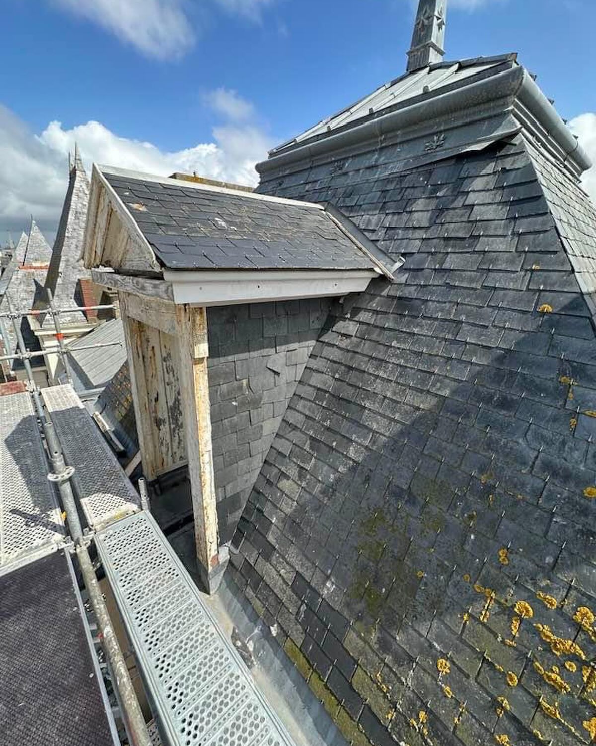 Travaux de couverture sur toiture