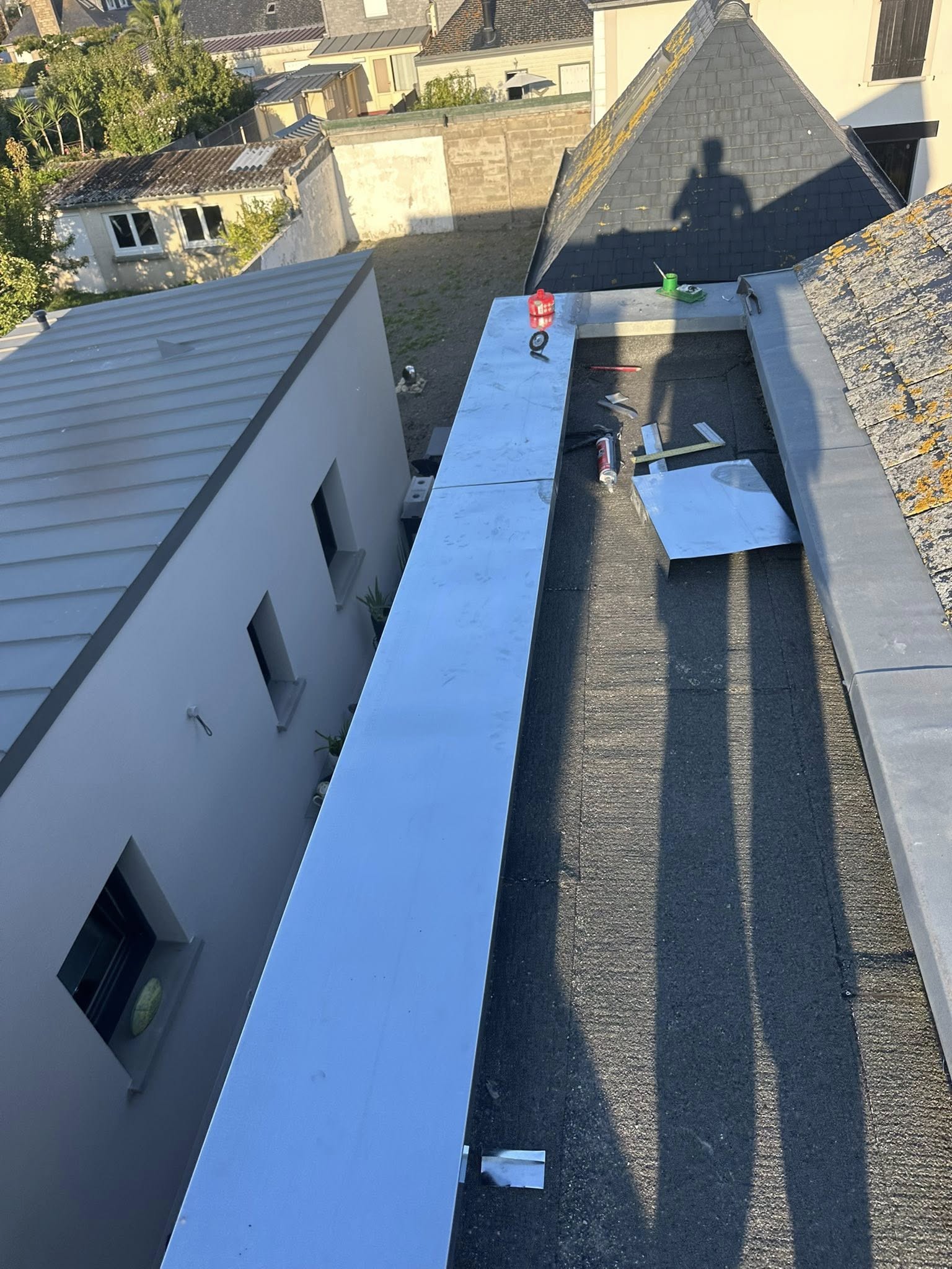 Travaux de couverture sur toiture